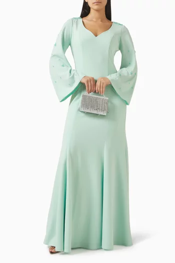 Bead Embellished Gown