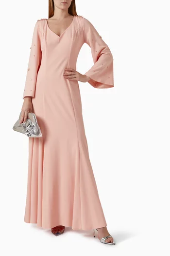 Bead Embellished Gown