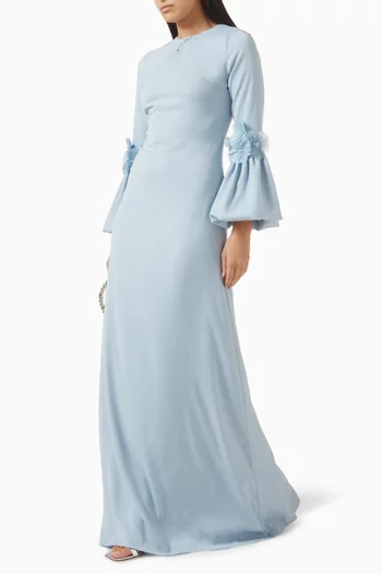 Floral Applique Gown