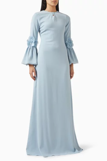 Floral Applique Gown