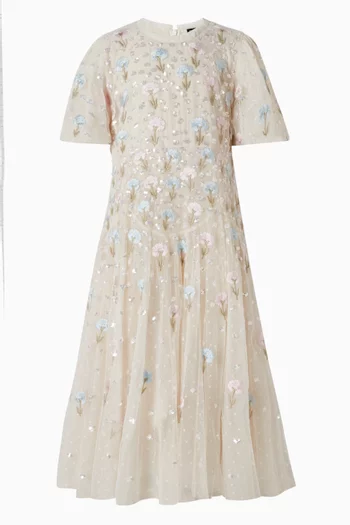 فستان بنقشة زهور طرشخقون