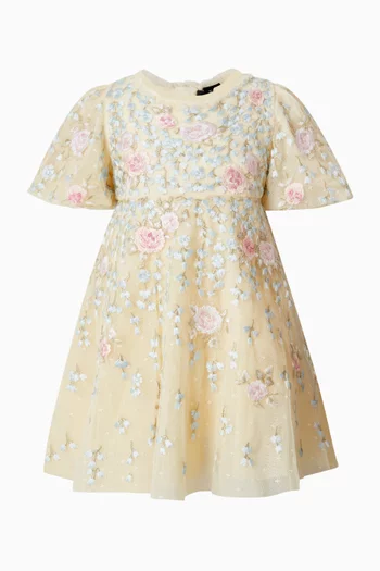 فستان كريسيدا مطرز