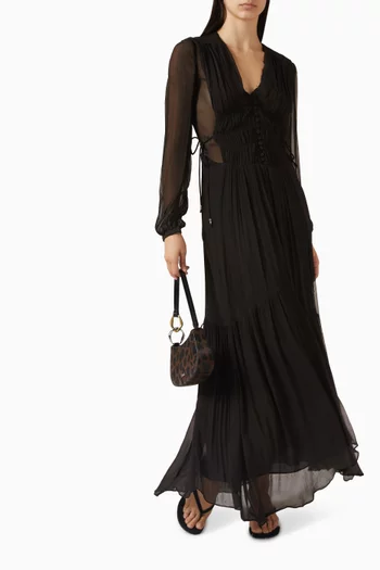 Briane V-neck Dress in Viscose