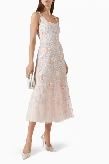 Cressida Embroidered Ballerina Dress