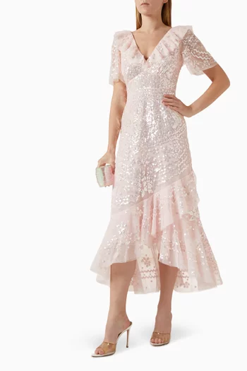 Anais Sequin-embellished Gown in Tulle