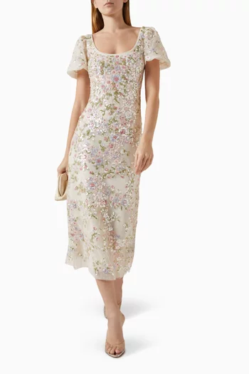 Dream Garland Ankle Gown