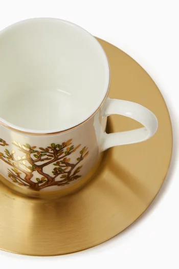 Zaytoune Espresso Cups & Saucers, Set of 6