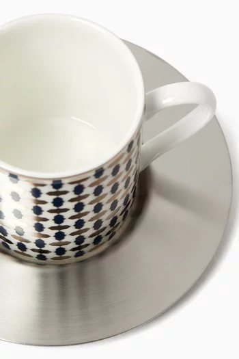 Sharq Espresso Cups & Saucers, Set of 6