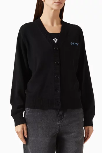 Wild Tiger Cardigan in Wool Blend