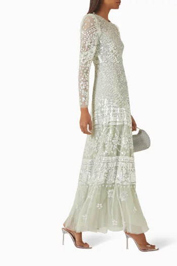 Aurora Sequin-embellished Gown