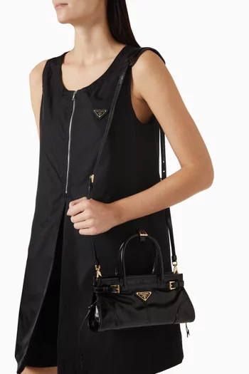 حقيبة بوني ميني بيد علوية جلد