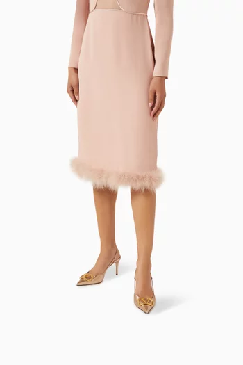 VLogo 80 Signature Slingback Pumps in Nappa Leather