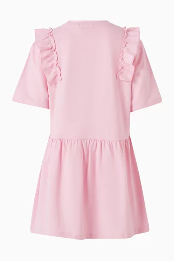 Logo-print Dress in Cotton