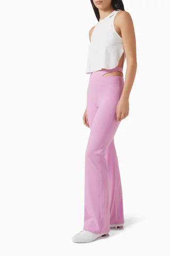 Zenvy High-Waist Flared Leggings