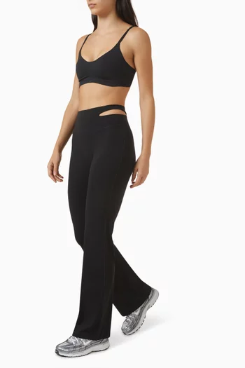 Zenvy High-Waist Flared Leggings