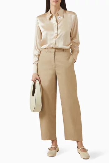 قميص جوي حرير شارموز