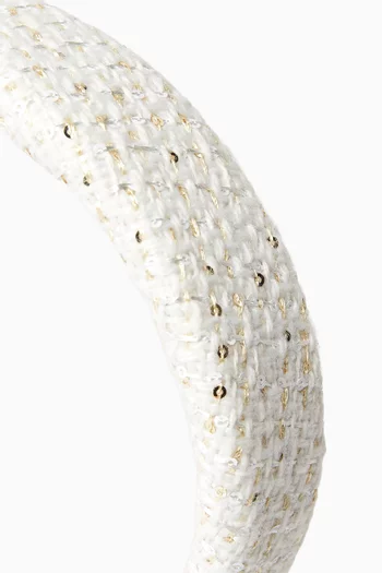 طوق رأس مبطن تويد