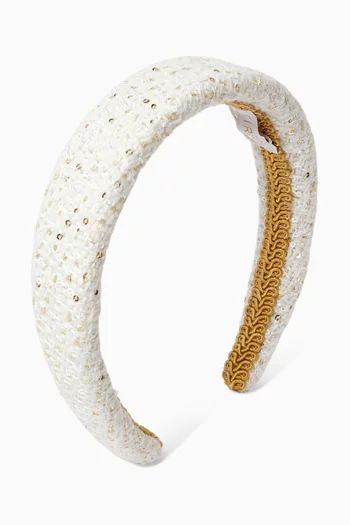 طوق رأس مبطن تويد