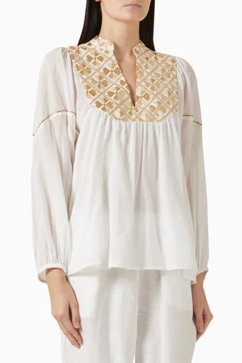 Embroidered Top