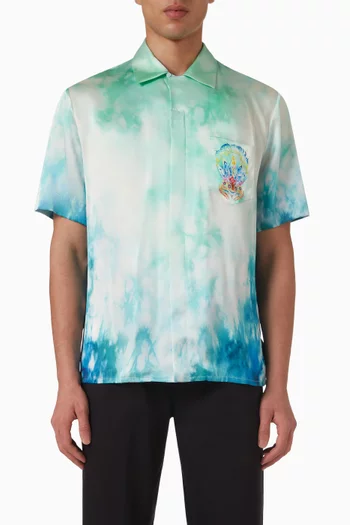 Surf Lotus Shirt in Silk