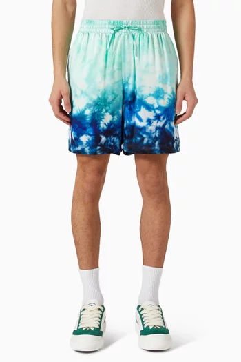 Surf Lotus Shorts in Silk-twill