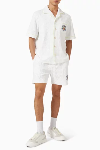Monogram Towelling Shorts in Cotton-blend