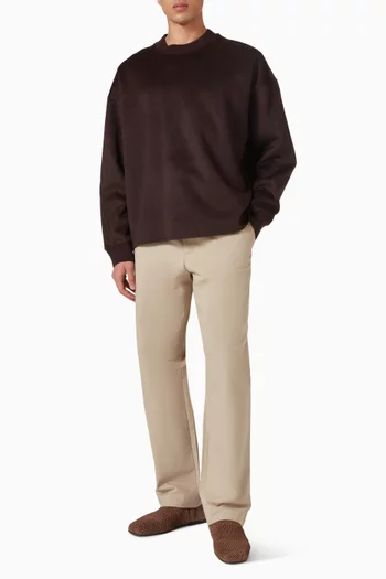 سترة قماش منسوج فضفاضة