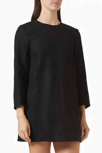 فستان صوف بقصة قصيرة