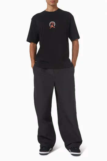 تي شيرت بطبعة قطن