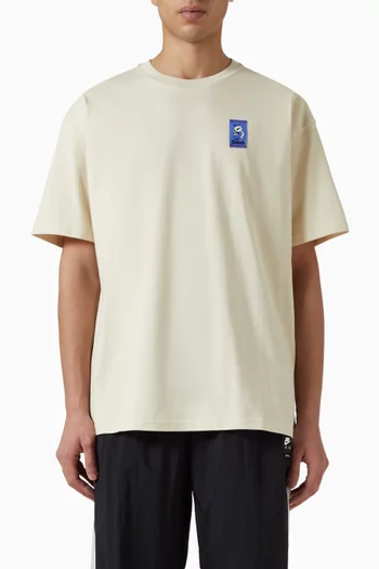 تي شيرت بطبعة قطن