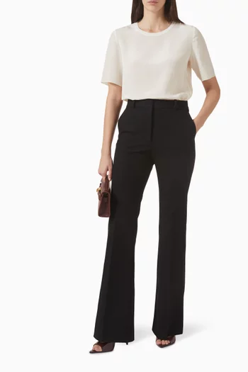 بلوزة روبين حرير وكريب