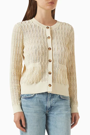 Leslie Cardigan in Cotton-blend