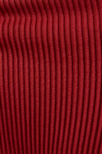 Ribbed Basic Bikini Briefs in Lycra