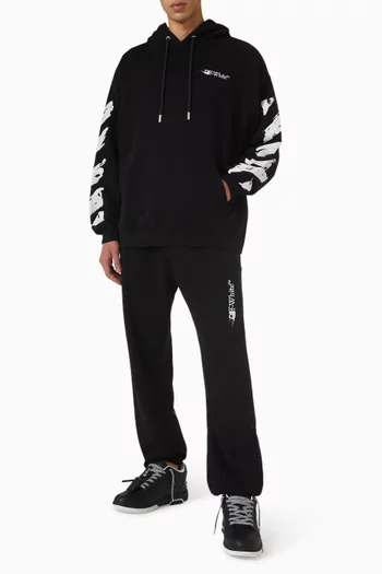 Ink Arrow Cuffed Sweatpants in Cotton