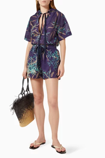 قفطان لازاريتو قصير قطن فوال