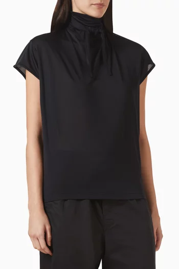 Foulard Top in Viscose Blend