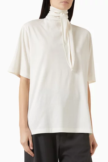 تي شيرت بوشاح فولار