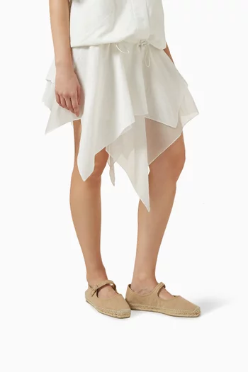 حذاء إسبادريل بادوا بكعب مسطح قنب