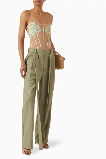 Double Bralette Corset Top