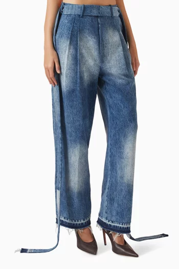 Straight-leg Jeans in Denim