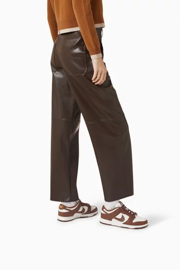 سنيكرز دانك اس اي أسفل الكاحل جلد