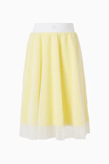 Mesh Maxi Skirt