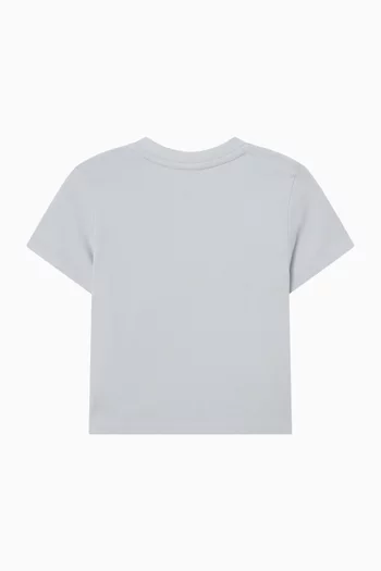 تي شيرت بشعار الماركة قطن جيرسيه