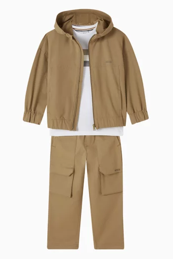 بنطال كارغو بشعار الماركة