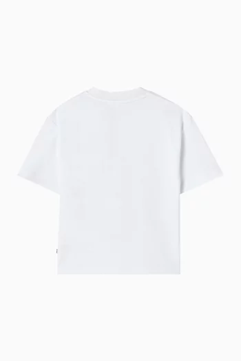 تي شيرت بشعار الماركة قطن جيرسيه