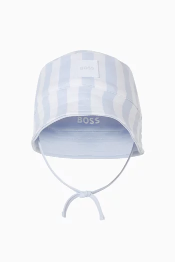 Striped Reversible Bucket Hat