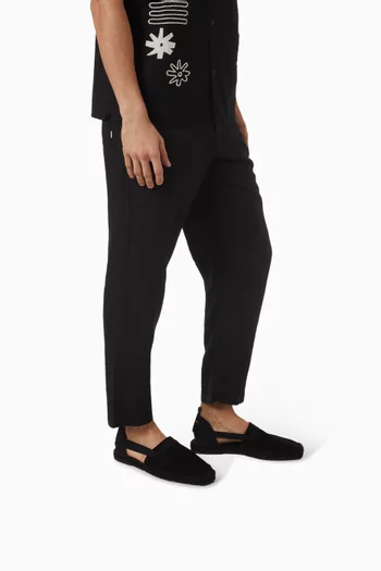 حذاء اسبادريل بيك جلد مقسم