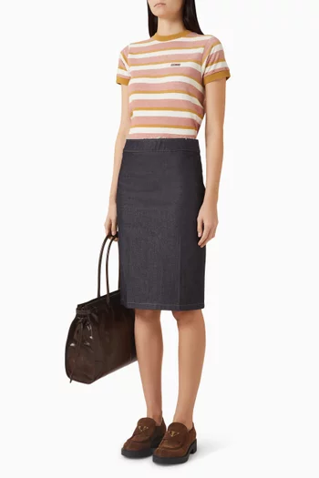 تي شيرت بايادير بنقشة مخططة جيرسيه