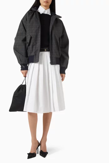 Prince-of-Wales Check Jacket in Wool Blend