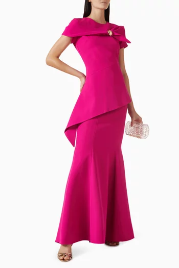 Hardware-detail Maxi Dress